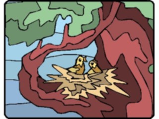 Sticker Custom Preview Image #016428 Animals Birds Birdsin Nest2