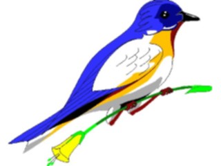 Sticker Custom Preview Image #016438 Animals Birds Bluebird1
