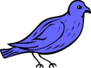 Sticker Custom Preview Image #016440 Animals Birds Bluebird3