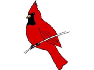 Sticker Custom Preview Image #016453 Animals Birds Cardinal3
