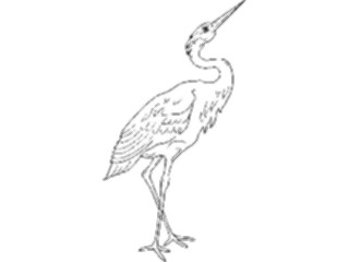 Sticker Custom Preview Image #016493 Animals Birds Crane01