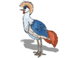 Sticker Custom Preview Image #016523 Animals Birds Crowned Crane2