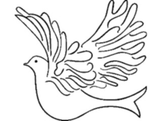Sticker Custom Preview Image #016531 Animals Birds Dove03