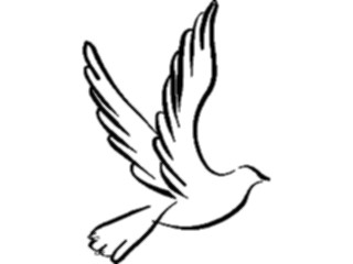 Sticker Custom Preview Image #016549 Animals Birds Dove Flying4