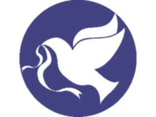 Sticker Custom Preview Image #016552 Animals Birds Dove Ribbon Left