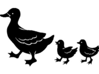 Sticker Custom Preview Image #016634 Animals Birds Duck Family2