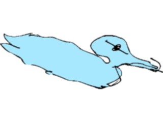Sticker Custom Preview Image #016647 Animals Birds Duck Sketch1
