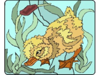 Sticker Custom Preview Image #016652 Animals Birds Duckling2