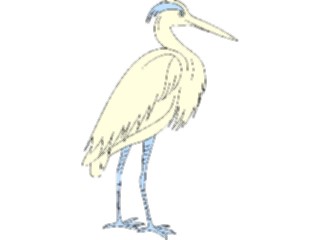 Sticker Custom Preview Image #016748 Animals Birds Egret1