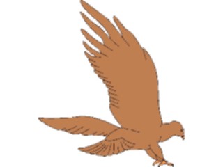 Sticker Custom Preview Image #016757 Animals Birds Falcon02