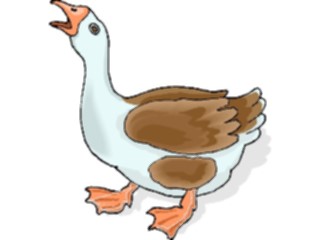 Sticker Custom Preview Image #016867 Animals Birds Goose14