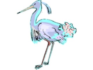 Sticker Custom Preview Image #016898 Animals Birds Heron02