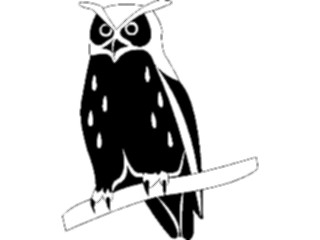 Sticker Custom Preview Image #017018 Animals Birds Owl05