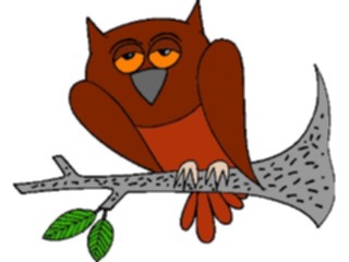 Sticker Custom Preview Image #017031 Animals Birds Owl18