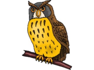 Sticker Custom Preview Image #017039 Animals Birds Owl26