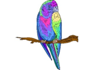 Sticker Custom Preview Image #017087 Animals Birds Parrot20