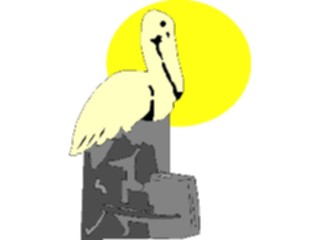 Sticker Custom Preview Image #017100 Animals Birds Pelican02