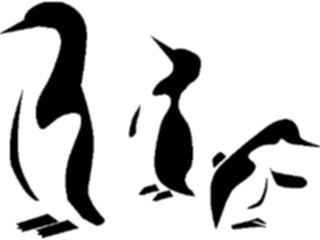 Sticker Custom Preview Image #017149 Animals Birds Penguins1