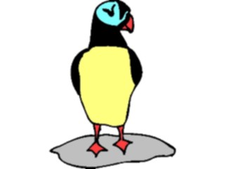 Sticker Custom Preview Image #017186 Animals Birds Puffin04