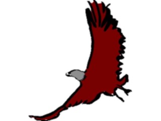 Sticker Custom Preview Image #017419 Animals Brush Stroke Bird Flying05