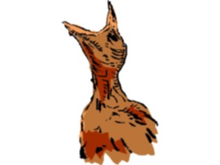 Sticker Custom Preview Image #017445 Animals Brush Stroke Chick Hungry