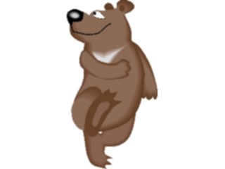 Sticker Custom Preview Image #017710 Animals Cartoons Bear Dancing2