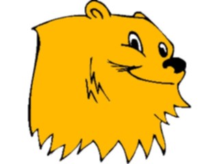 Sticker Custom Preview Image #017715 Animals Cartoons Bear Face1