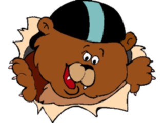Sticker Custom Preview Image #017718 Animals Cartoons Bear Face4