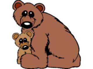 Sticker Custom Preview Image #017719 Animals Cartoons Bear Family1