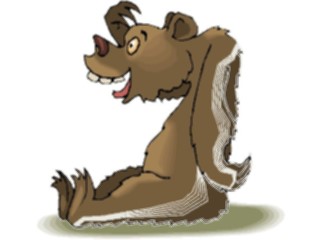 Sticker Custom Preview Image #017735 Animals Cartoons Bear Goofy