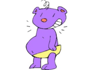 Sticker Custom Preview Image #017736 Animals Cartoons Bear Grinning1
