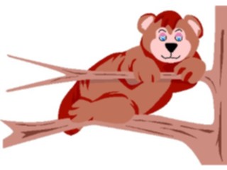 Sticker Custom Preview Image #017747 Animals Cartoons Bearin Tree