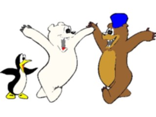 Sticker Custom Preview Image #017767 Animals Cartoons Bear Reunion