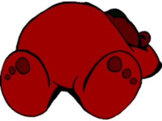 Sticker Custom Preview Image #017777 Animals Cartoons Bear Sleeping Bottom