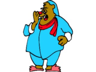 Sticker Custom Preview Image #017780 Animals Cartoons Bear Sleepy