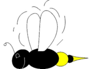 Sticker Custom Preview Image #017844 Animals Cartoons Bee04