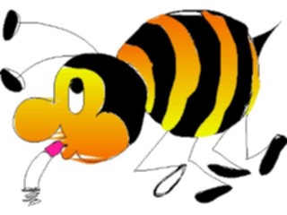 Sticker Custom Preview Image #017846 Animals Cartoons Bee06