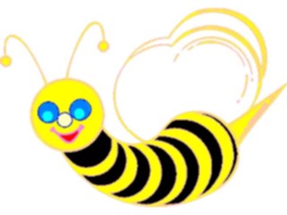 Sticker Custom Preview Image #017854 Animals Cartoons Bee14