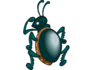 Sticker Custom Preview Image #017894 Animals Cartoons Beetle Looking