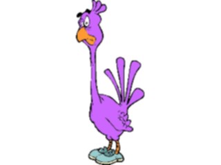 Sticker Custom Preview Image #017940 Animals Cartoons Bird Confused