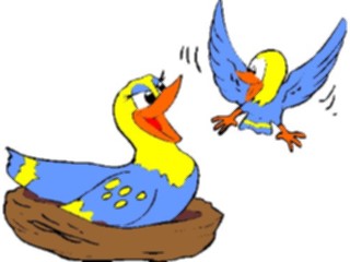 Sticker Custom Preview Image #017952 Animals Cartoons Bird Family2