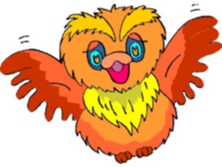 Sticker Custom Preview Image #017962 Animals Cartoons Bird Flying08