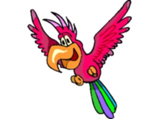 Sticker Custom Preview Image #017964 Animals Cartoons Bird Flying10