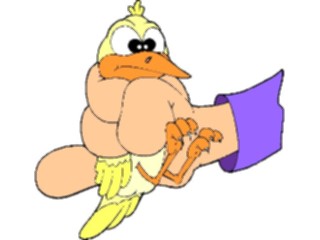 Sticker Custom Preview Image #017971 Animals Cartoons Birdin Hand