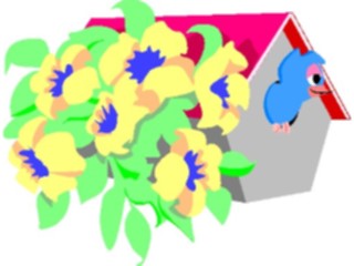 Sticker Custom Preview Image #017972 Animals Cartoons Birdin House