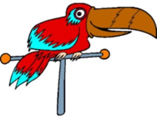 Sticker Custom Preview Image #017978 Animals Cartoons Bird Perched2