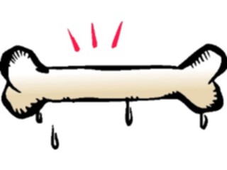 Sticker Custom Preview Image #018042 Animals Cartoons Bone1