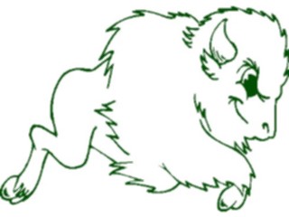 Sticker Custom Preview Image #018047 Animals Cartoons Buffalo2