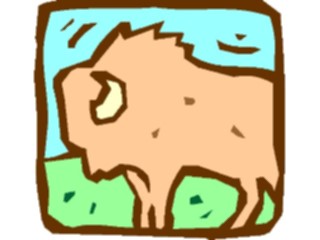 Sticker Custom Preview Image #018049 Animals Cartoons Buffalo4