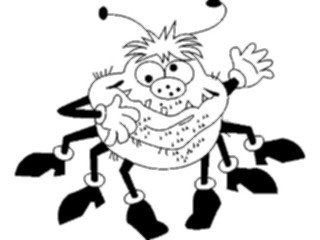 Sticker Custom Preview Image #018061 Animals Cartoons Bug08